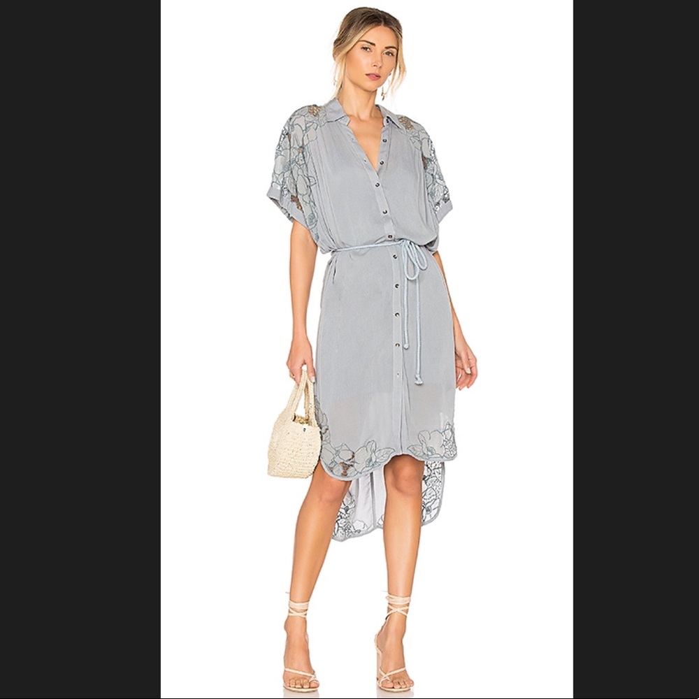 Free People Cut It Out Midi Dress!